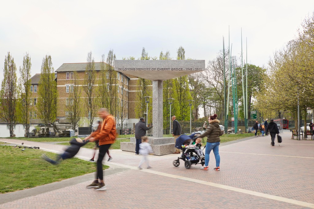 AdjayeAssoc's tweet image. The Cherry Groce Memorial Pavilion in London aims to create awareness and understanding of the life, strength, and experience of Cherry Groce, who was unjustly shot in her family’s home by police in 1985 and passed away in April 2011.