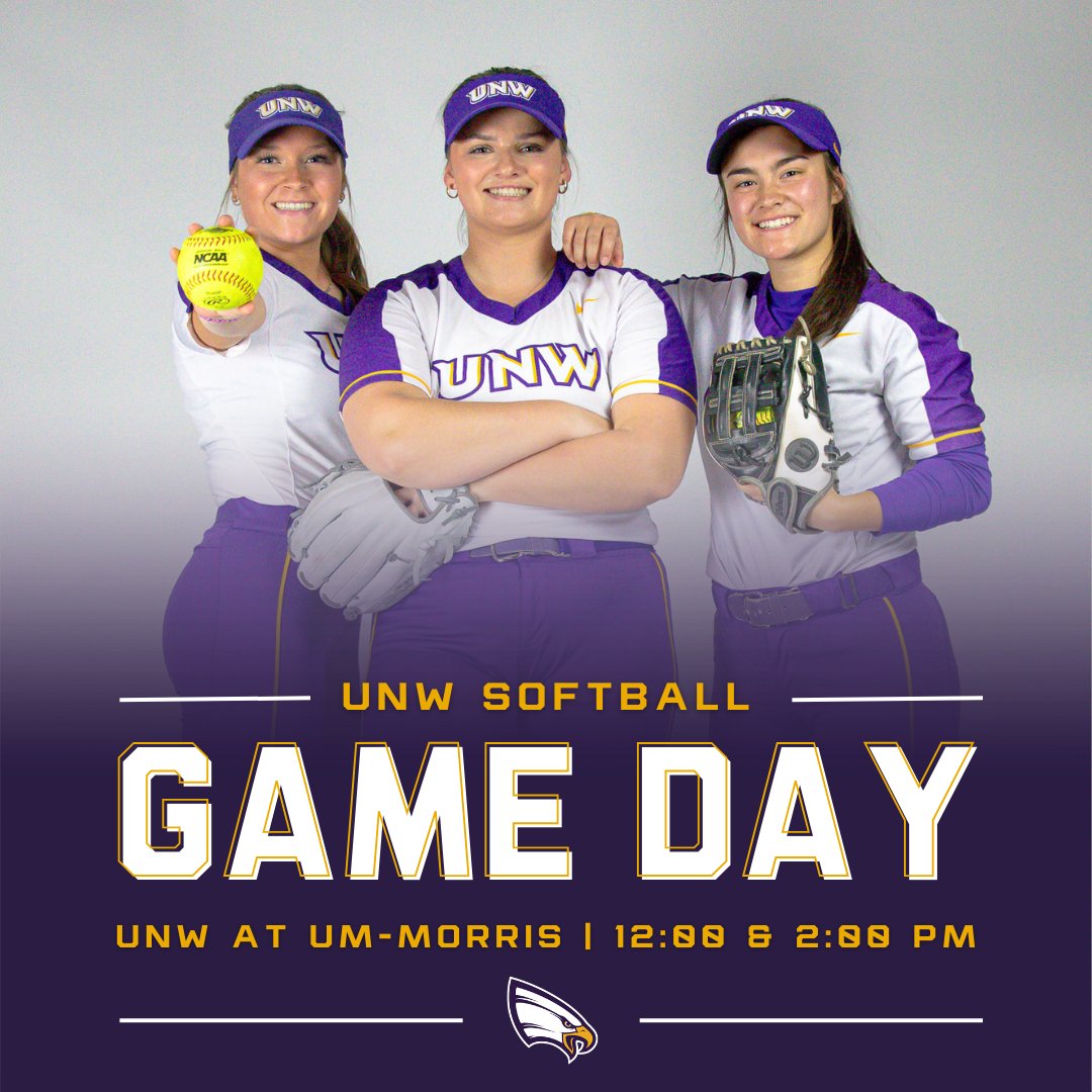 Let's knock it out of the park! It's game day against the Cougars! Double the action, double the fun!
Go Eagles!

#unwsoftball #unweagles #competewithpurpose #4Him