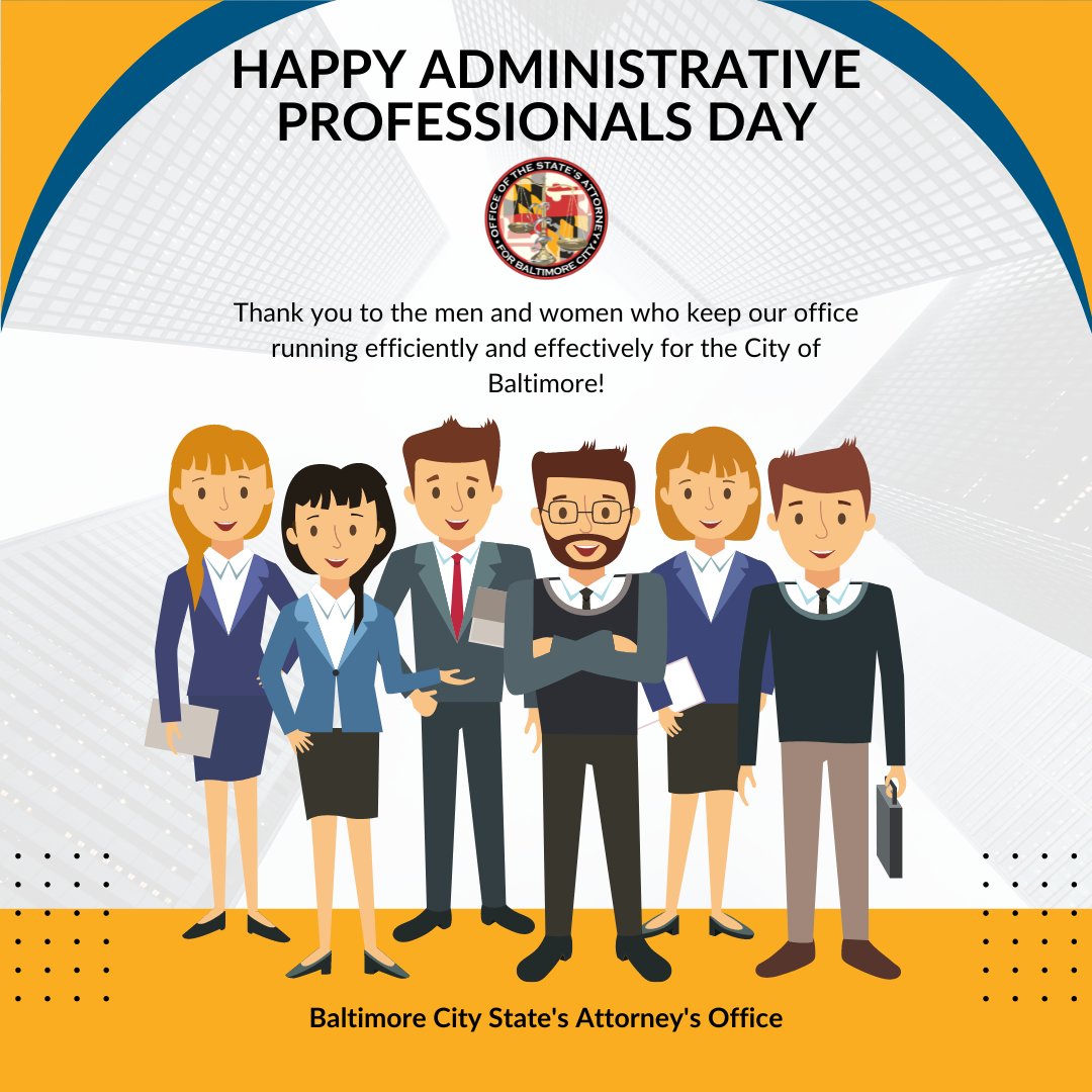 Today, we extend our deepest appreciation for all the administrative professionals who work tirelessly day in and day out to keep their offices organized and running smoothly! #AdministrativeProfessionalsDay