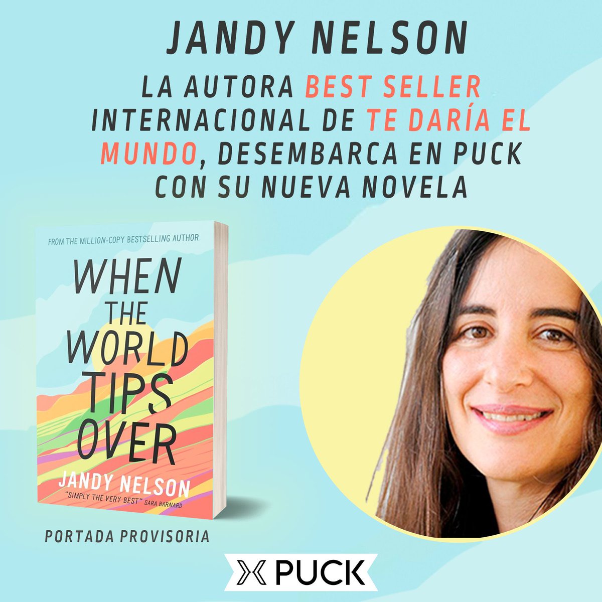 UniversoDSilvia's tweet photo. ⚠️ATENCIÓN⚠️

A finales del 2024 @Puck_ed publicará #WhenTheWorldTipsOver de @jandynelson. https://t.co/MvWk3Qk1SU