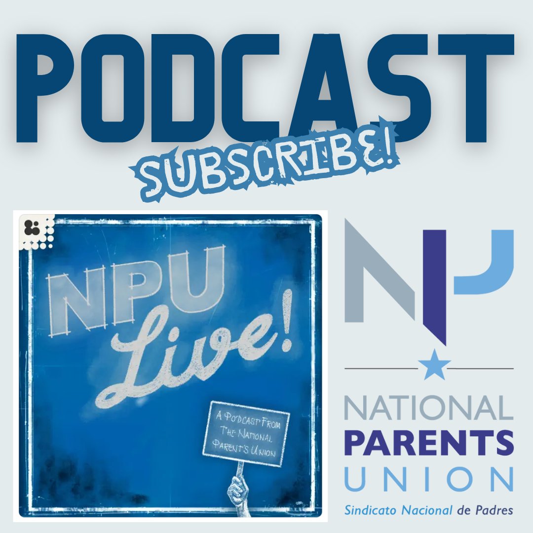 Our first podcast drops TODAY at 4pm! Hear NPU co-conspirators share their struggles and successes as they channel the power of parents to break down barriers, flip the script on economic and education justice, and improve the lives of all families. Listen to the trailer now on…