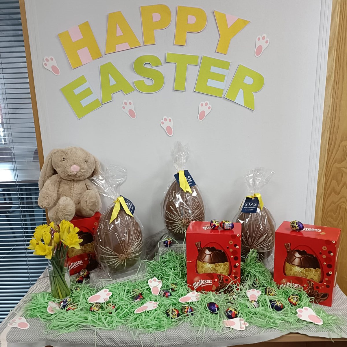 Big thanks to Elaine and the team at Tradeteam for their foodbank donation from proceeds raised during their Easter Raffle! It is really appreciated and will help our foodbank so much. #YMCA #YMCABurton #Charity #Foodbank