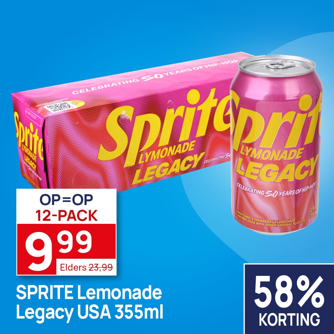 Butlonnl's tweet photo. 🎉 Ontdek onze gloednieuwe folder! 🌟🛍️ Voor slechts 9,99 haal je een 12-Pack Sprite Lemonade Legacy USA in huis! Als je van snacks houdt, kun je nu 2 Zakken Cheetos krijgen voor maar 3,99! Wacht niet langer en profiteer vandaag nog van deze topdeals! 🚀 https://t.co/hVaA96NKhv