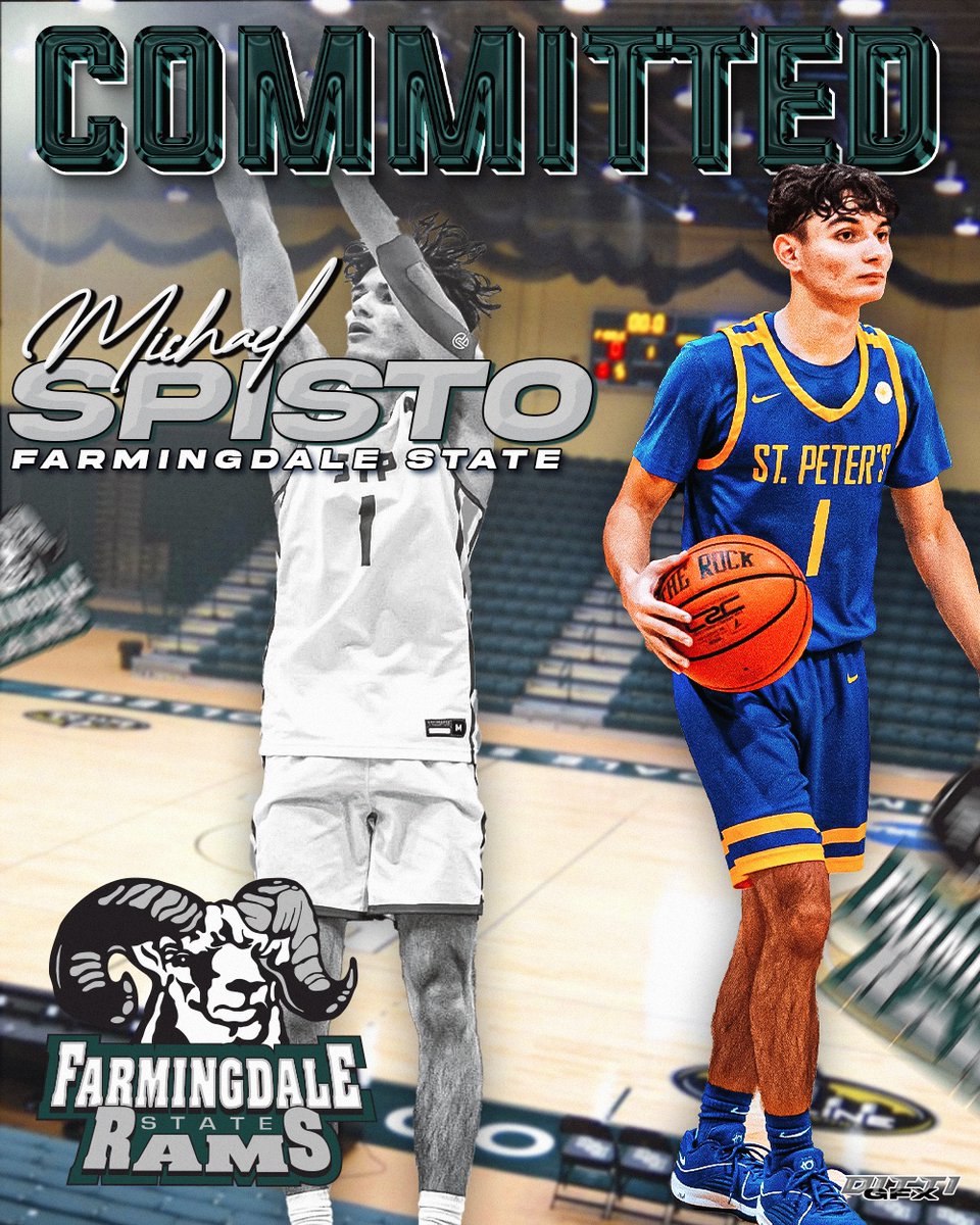 Saint Peterās Basketball (@stp_basketball) on Twitter photo Congratulations to our PG <a href="/MichaelSpisto1/">Mike Spisto</a> on his commitment to Farmingdale State!
<a href="/STP_Eagles/">Coach Mark DeCristoforo</a> Congratulations to our PG <a href="/MichaelSpisto1/">Mike Spisto</a> on his commitment to Farmingdale State!
<a href="/STP_Eagles/">Coach Mark DeCristoforo</a>
