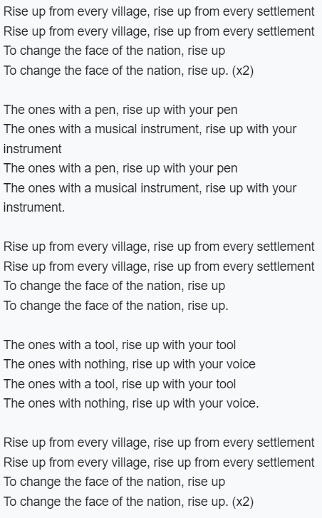 Under socialism, The national anthem of Nepal will be changed to 'Gaun Gaun bata utha' which is a revolutionary song from the 1979.