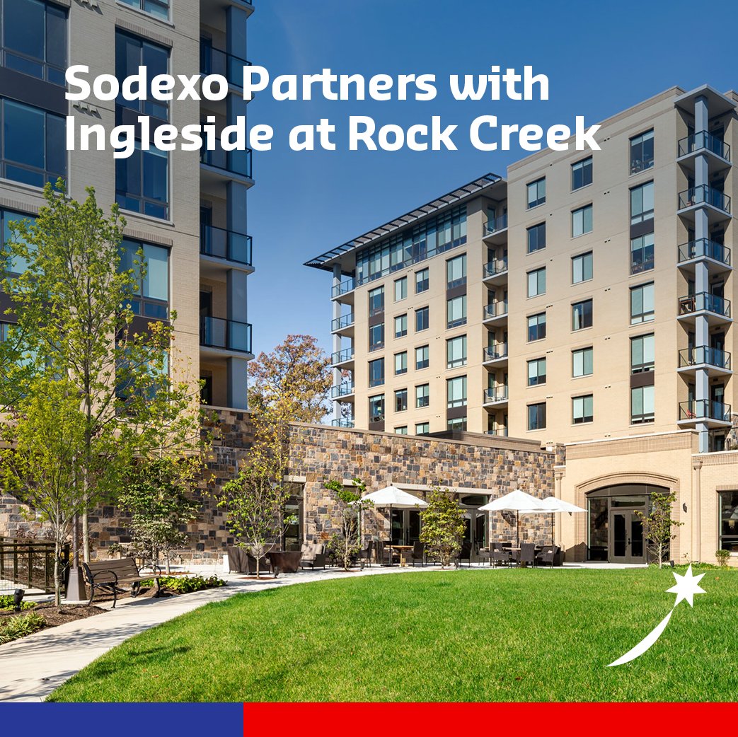 🌟 Sodexo is thrilled to announce we're now proud partners with Ingleside at Rock Creek, a Life Plan retirement community in Washington D.C., enhancing dining and environmental hospitality services for residents.  ow.ly/RVnv50Rn9gT