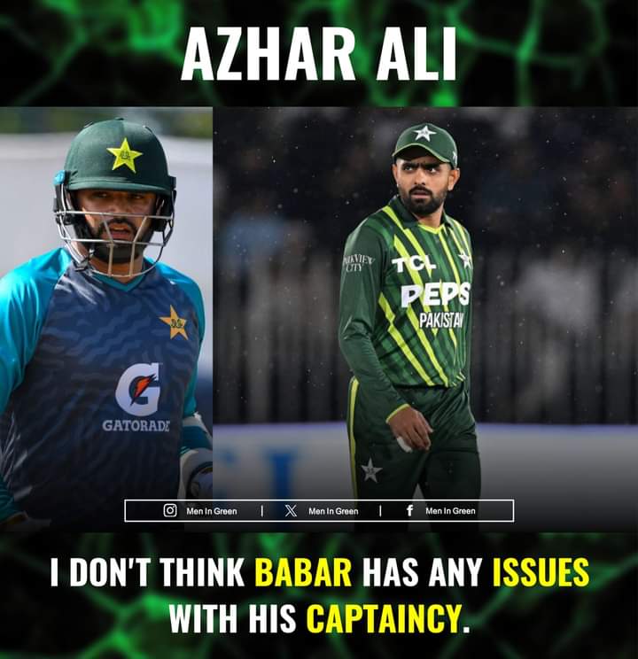 Azhar Ali 🗣 -

I don't think Babar has any issues with his Captaincy..❤️

  #PAKvNZ #AzharAli #KingBabarAzam