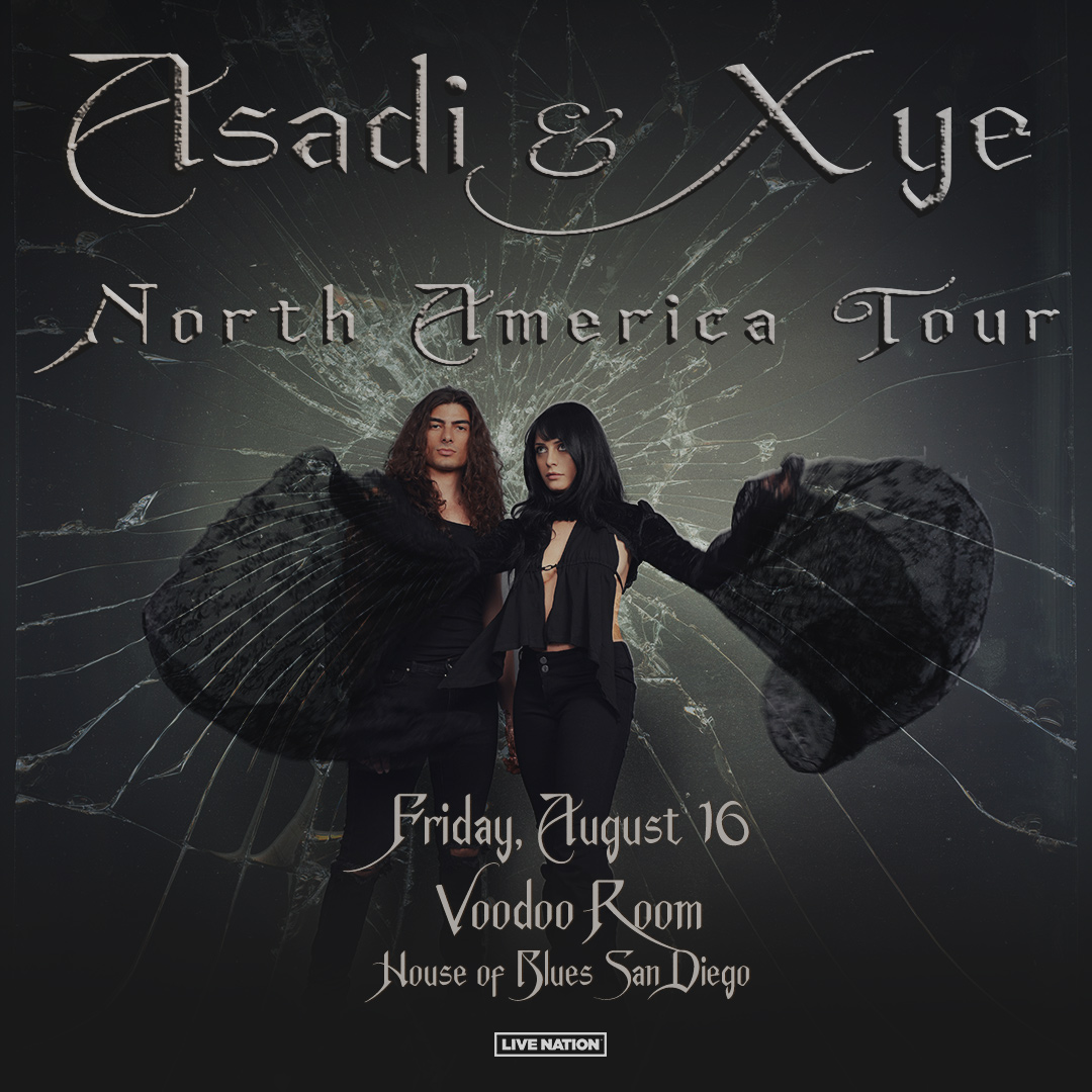 JUST ADDED! Asadi and XYE will be playing the Voodoo Room on 8/16! Presale begins 4/25 @ 10am w/ code: RIFF. General sale begins on 4/26 @ 10am. To purchase tickets or get more info click: livemu.sc/3UwgqTi