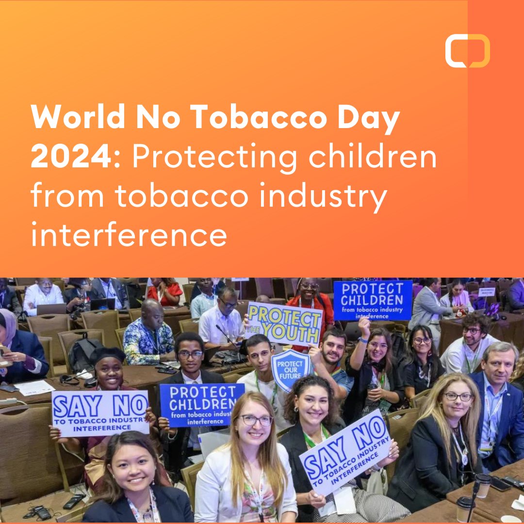 The tobacco industry targets youth. More than 38 million 13 to 15 year-olds use tobacco. They could become lifelong consumers, at risk of cancer and other diseases. #WorldNoTobaccoDay will focus on protecting children from tobacco industry interference. uicc.org/news/world-no-…