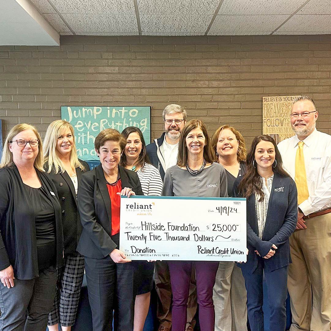 Reliant was honored to present Hillside Foundation with a donation check for $25,000, which will go toward the modernization of their Crestwood Campus. We're proud to support an organization that significantly enriches the lives of children in our community!
