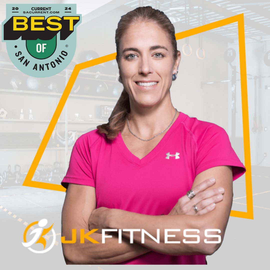 Vote JKFITNESS BEST FITNESS STUDIO in San Antonio!  bit.ly/49oLsAD
Why? With flexible scheduling options, we make it easy for busy professionals to prioritize their health and fitness goals. #JKFITNESS #BestofSanAntonio #FitLife #WorkoutGoals #JKFitfam