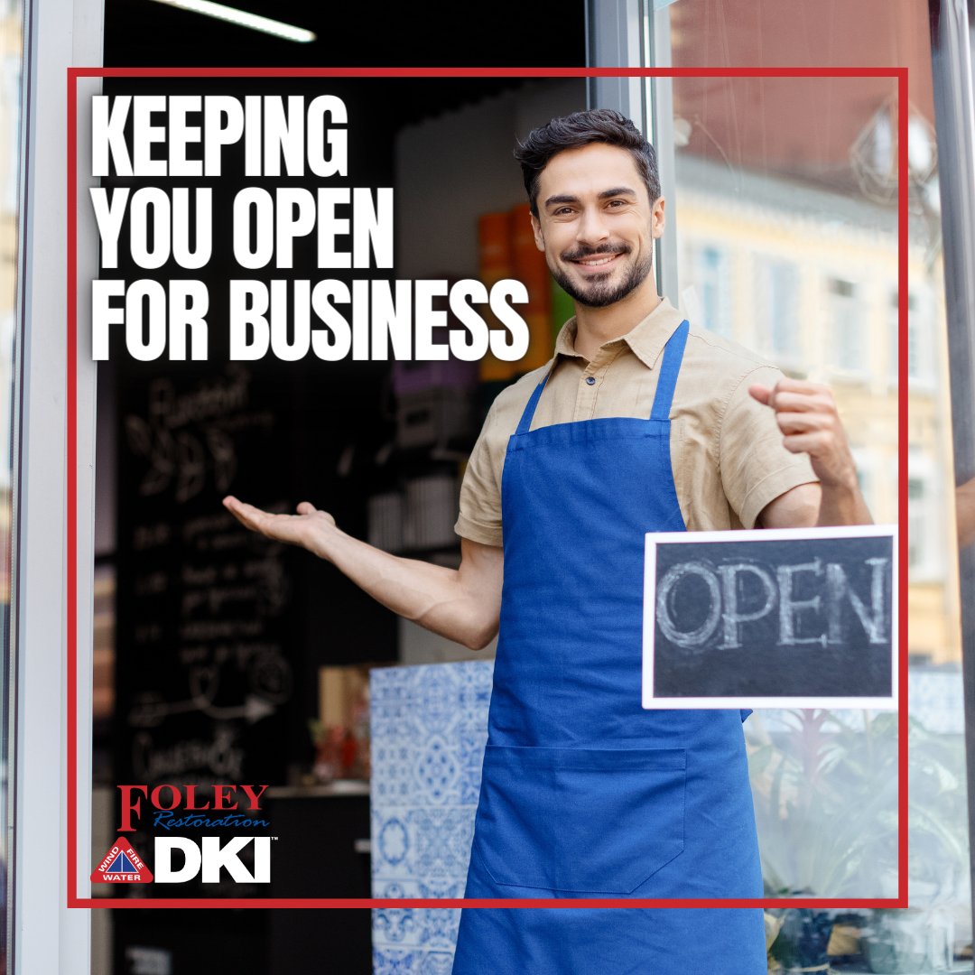 From small businesses and restaurants to high rises and condominiums, commercial properties require an experienced team who know how to get the job done right. 

When you need commercial restoration services, trust the team at DKI – Foley. Visit foleyrestoration.com
