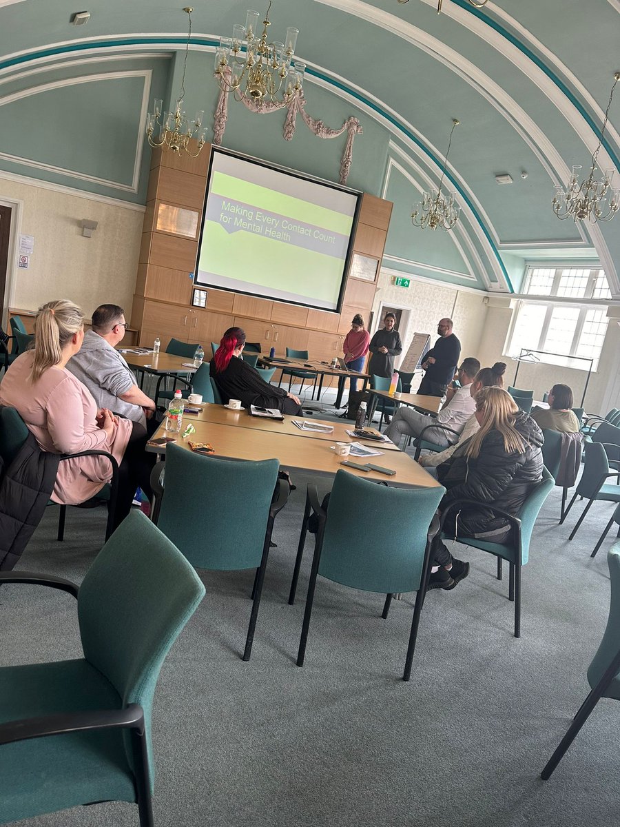 It’s great to see the learners on our 2-day MECC course for social care presenting back to their group. Learn more about this and our other programmes here 👉 gmthub.co.uk/portfolio-item… #SocialCare