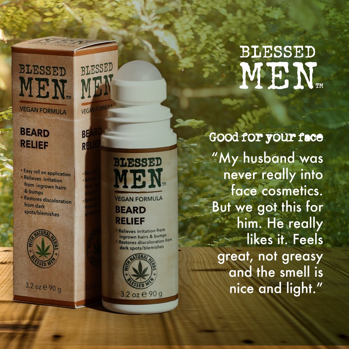“Good for Your Face”

Blessed Men is here to take care of your face and beard without the hassle of a super intricate routine 🧔‍♂️
.
.
#BeardCare #BeardButter #BeardWash #VeganProducts🌱 #veganbeard #BeardedMan #BeardItch #BeardLover #Beards #BeardOil