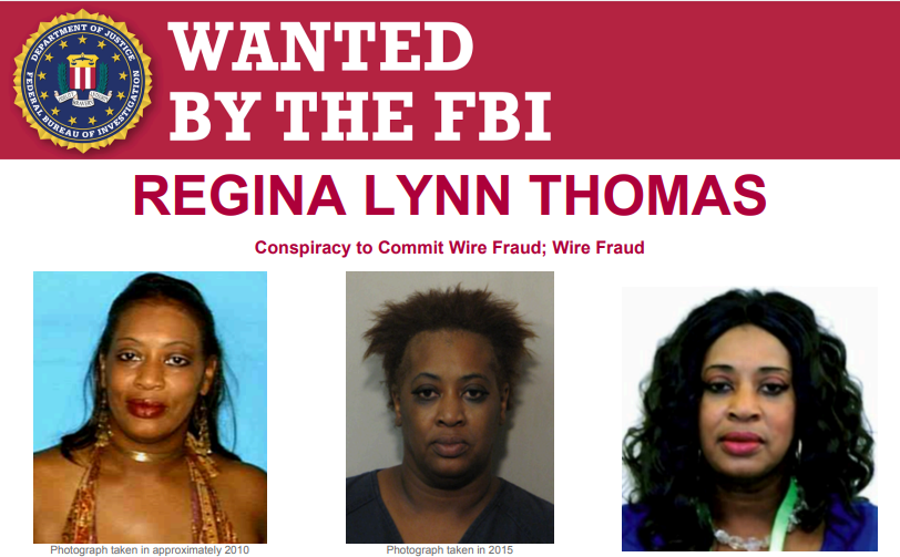 The #FBI is offering a reward of up to $10,000 for information leading to the location and arrest of Regina Lynn Thomas, wanted for conspiracy to commit wire fraud and wire fraud in Texas: fbi.gov/wanted/wcc/reg…