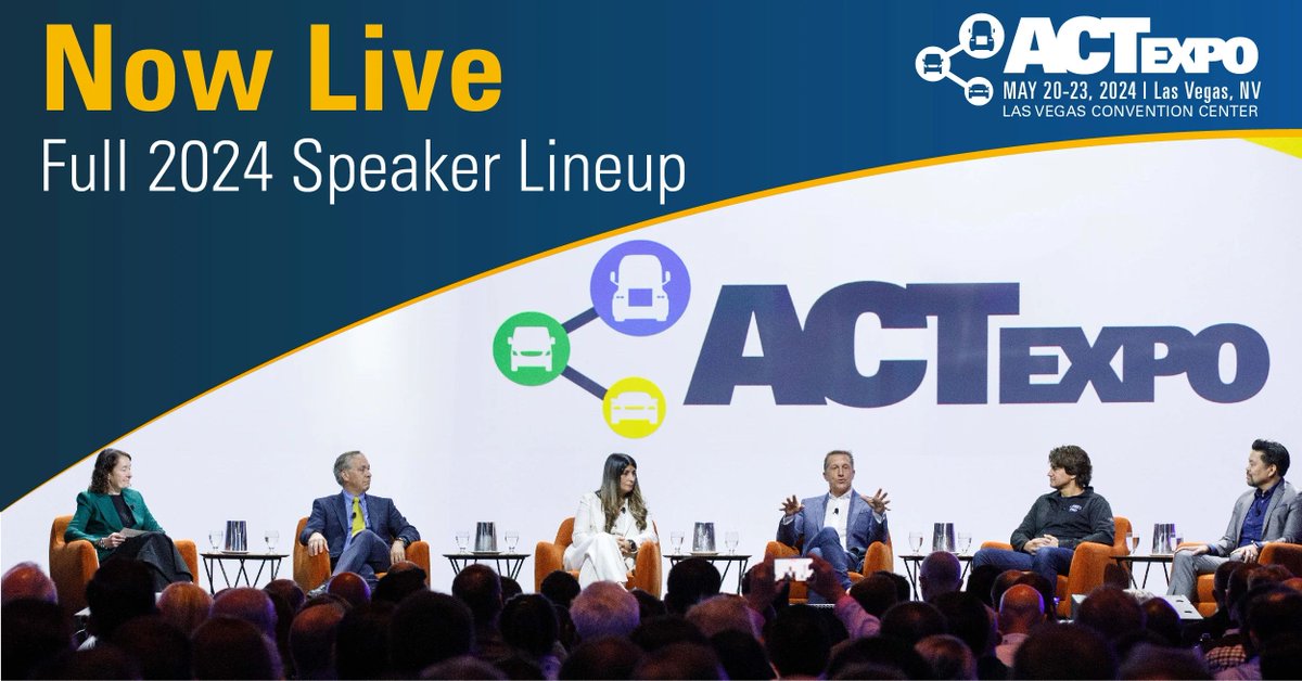 The full speaker lineup for the 2024 #ACTexpo has been announced. AEIC proudly supports this event, featuring 200+ industry experts sharing insights through fleet case studies, executive panels, keynotes, technical workshops, and breakout sessions.