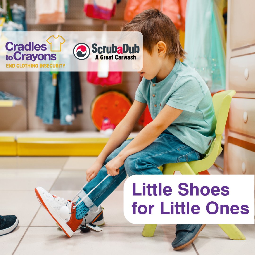 TOMORROW is your last chance to donate $5 or gently used/new kids shoes at a ScrubaDub location for a free Simoniz UltraShine Hot Wax! Help @C2CBoston bring a smile to a local kid in need with #cleankicks and get a free car wash before it’s too late! 
bit.ly/cleanforkicks