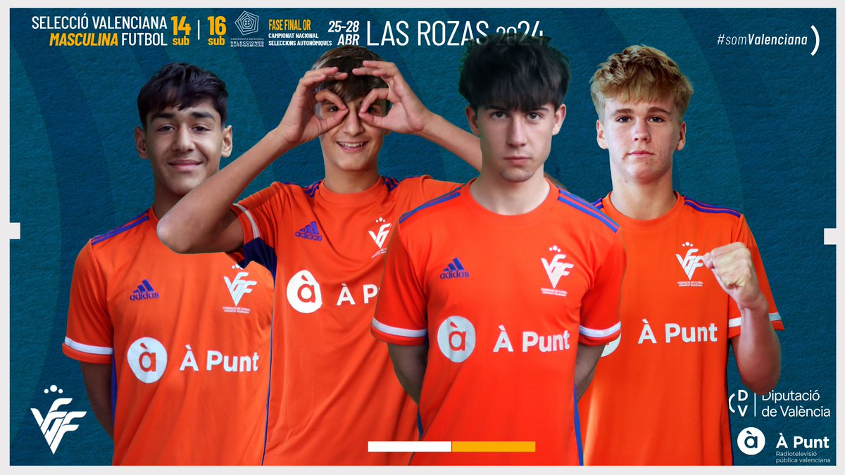 SELECCIÓ | 🎥 Sigue aquí en YouTube (en directo o a la carta) a la Selecció Valenciana sub14 y sub16 en la Fase Final Oro del Campeonato de España 🏆 📎 ffcv.es/wp/blog/2024/0… #SomFutbol #SomValenciana🔹🔸❤️