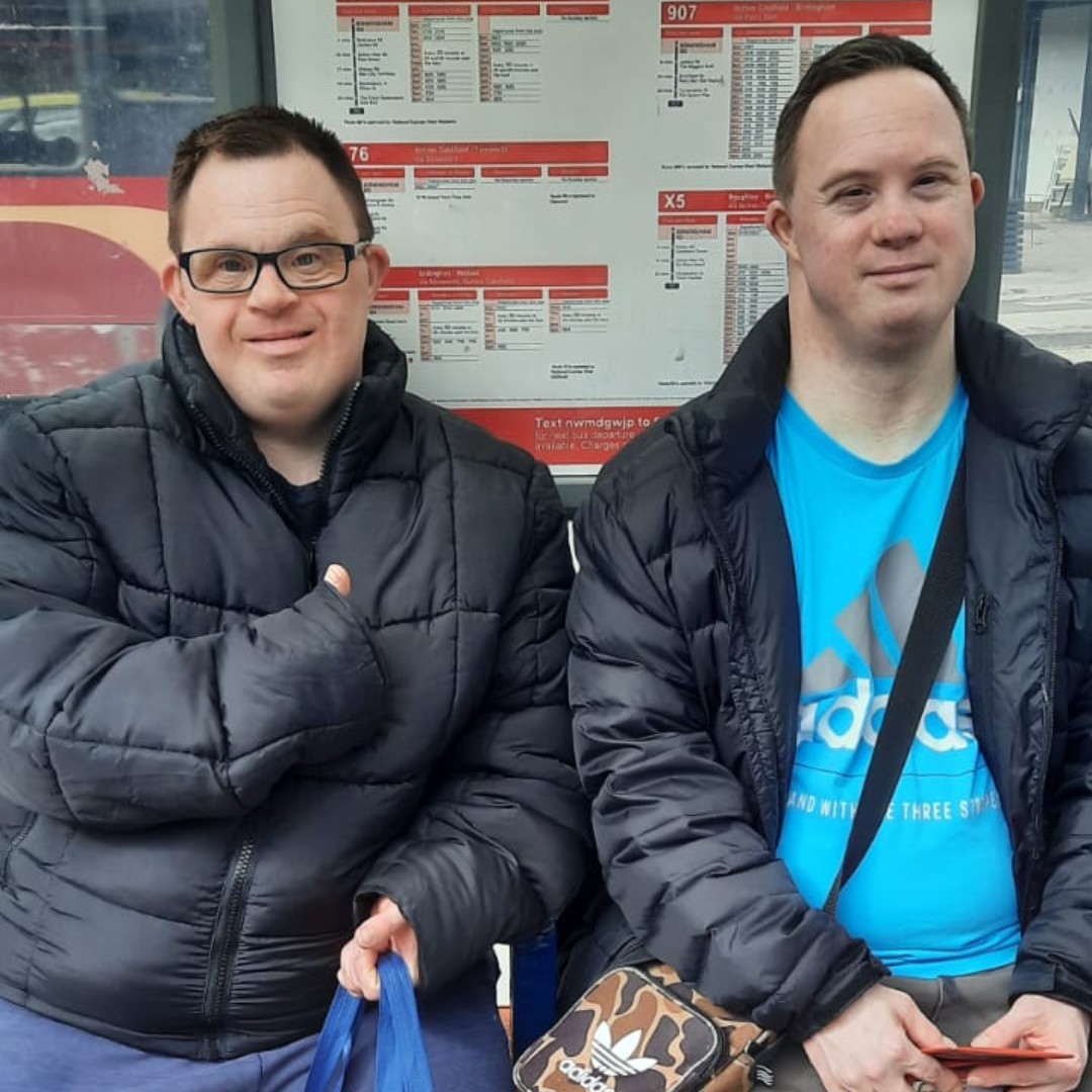 The two sharp dressed men - Nick (left and Tom right) are waiting for the bus on their way home from the barber's. They do look dapper, don't they?  #MensFashion #DapperGents #GentlemensStyle #SharpDressedMen #MensGrooming