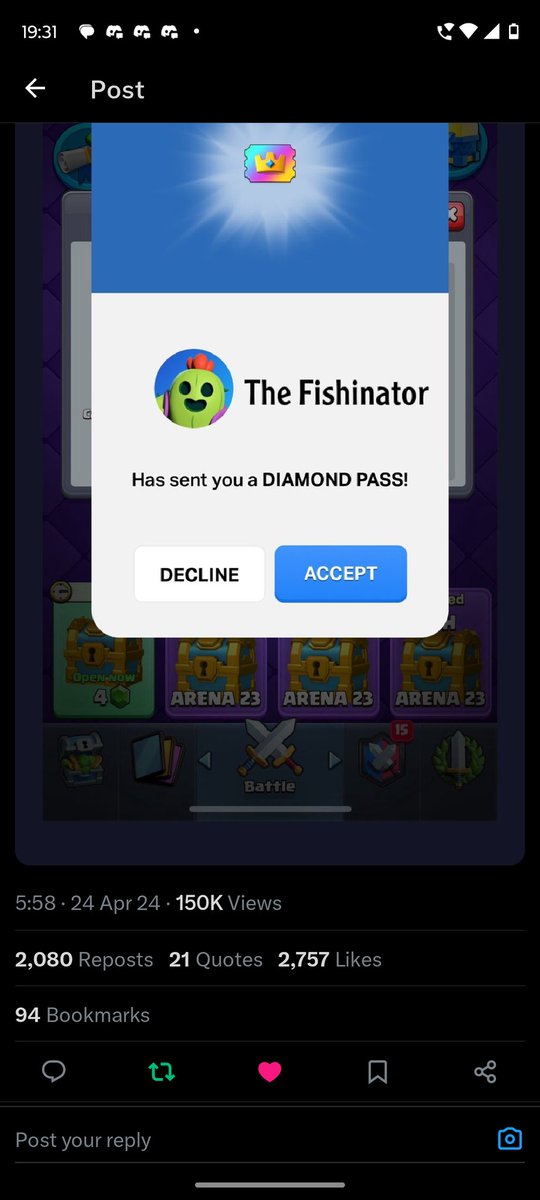JrCai_Brawl's tweet photo. @ThefishinatorCR Too late?? Please don't be 😭😭 https://t.co/hemV8bXfN9