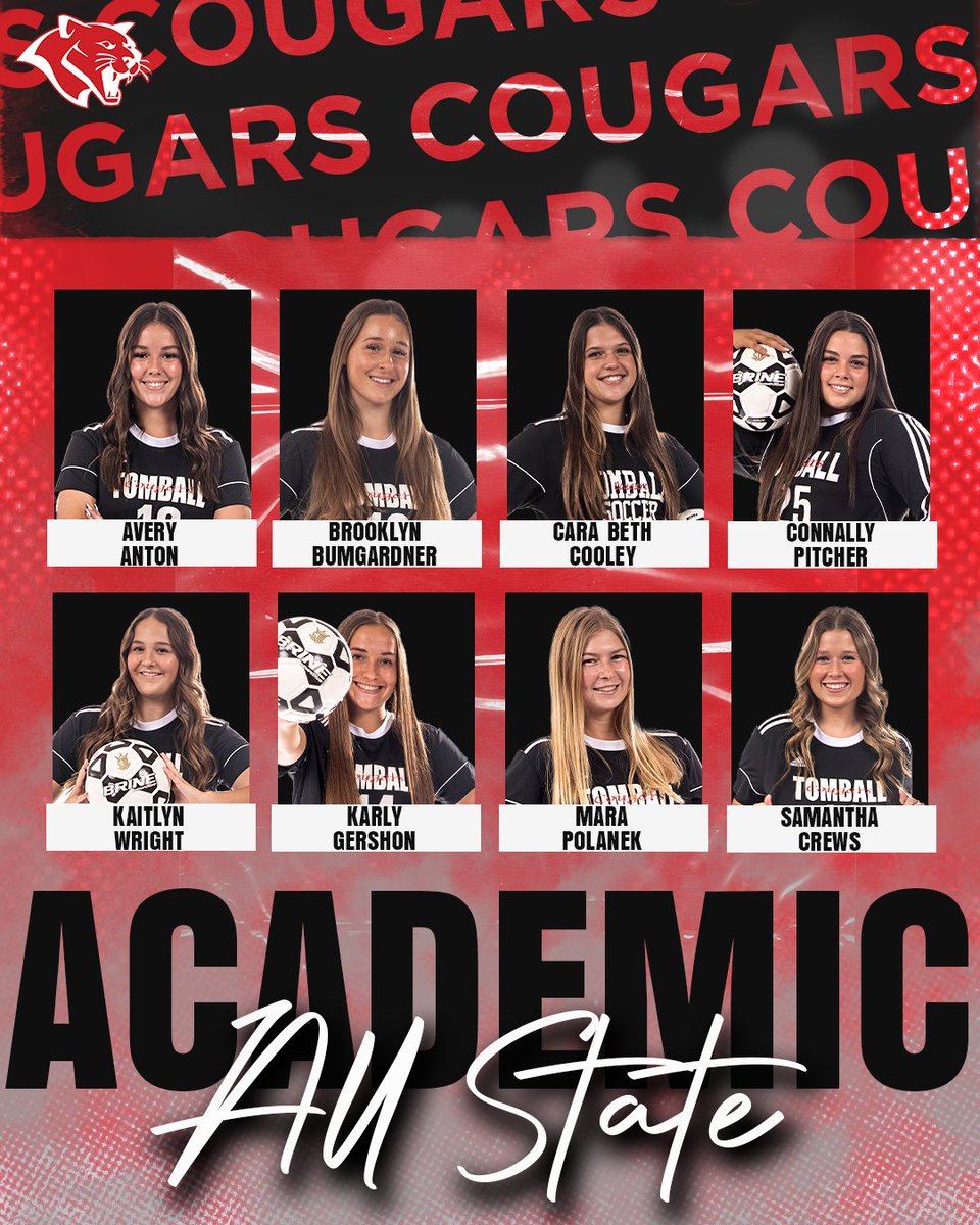 These seniors are great on the field, but even better in the classroom! Congrats on being named Academic All-State by @tascosoccer ❤️🩶🦬@TISD_athletics @THS__athletics @TISDTHS 📷 @vypehouston
