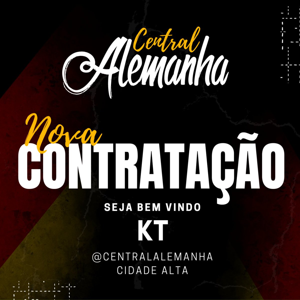 centralalemanha's tweet photo. Essa semana estamos a todo vapor  seja bem-vinda @Biancaprr_ https://t.co/iGERCGUf9W