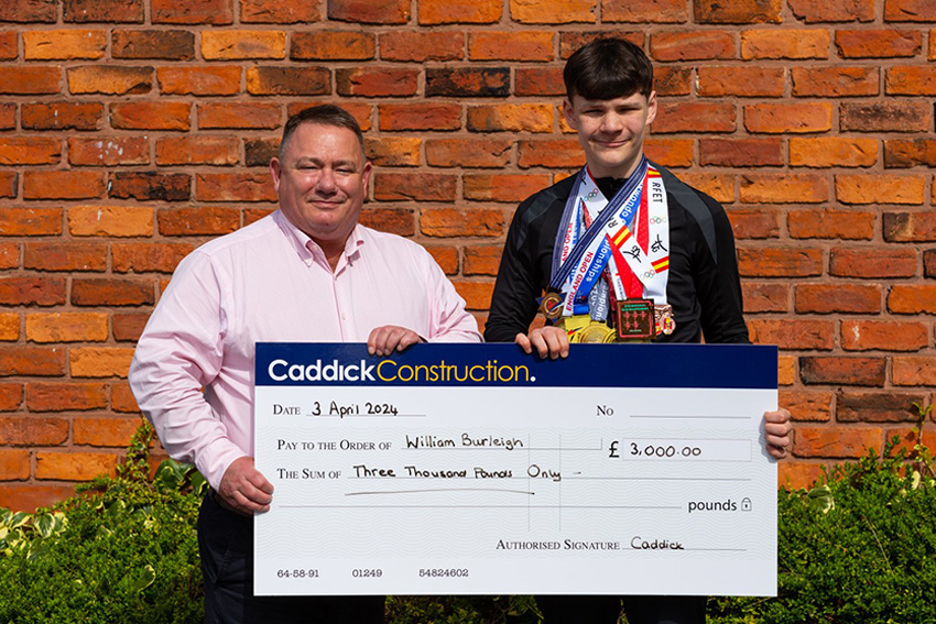 🥋🥇Four times GB squad member, Will Burleigh from Rothwell in Leeds, has his sights set on qualifying for the #GBJuniorDevelopmentSquad with a £3k sponsorship boost from Caddick. We wish him all the best! ow.ly/LMZE50RjWog #Taekwondo #GBTaekwondo #GBTeam #PlacesForLife