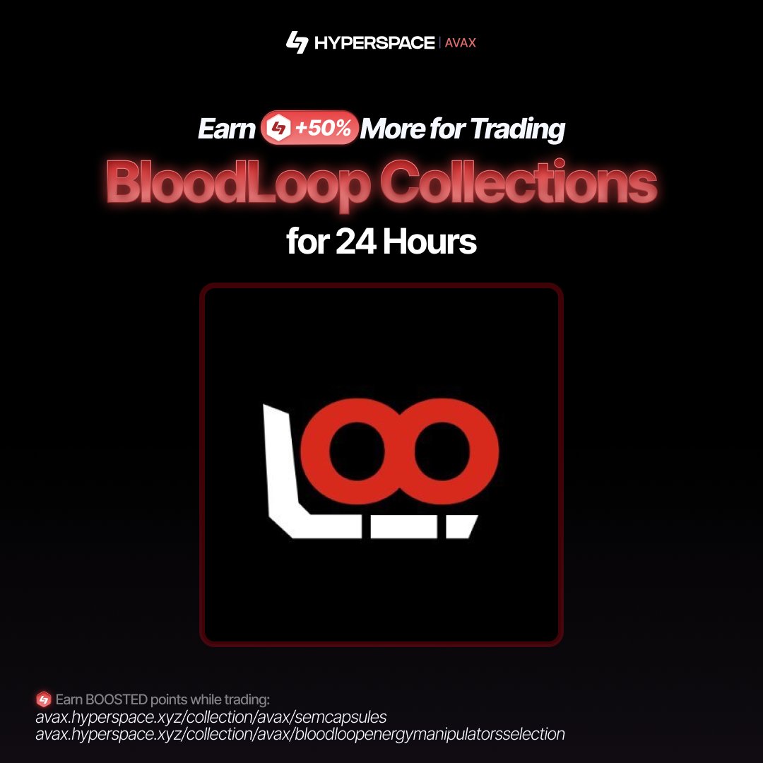 Celebrating the ultimate blockchain-enabled 5v5 tactical shooter game. Both @BloodLoopGAME collections are boosted 50% for the next 24 hours 🔫👇