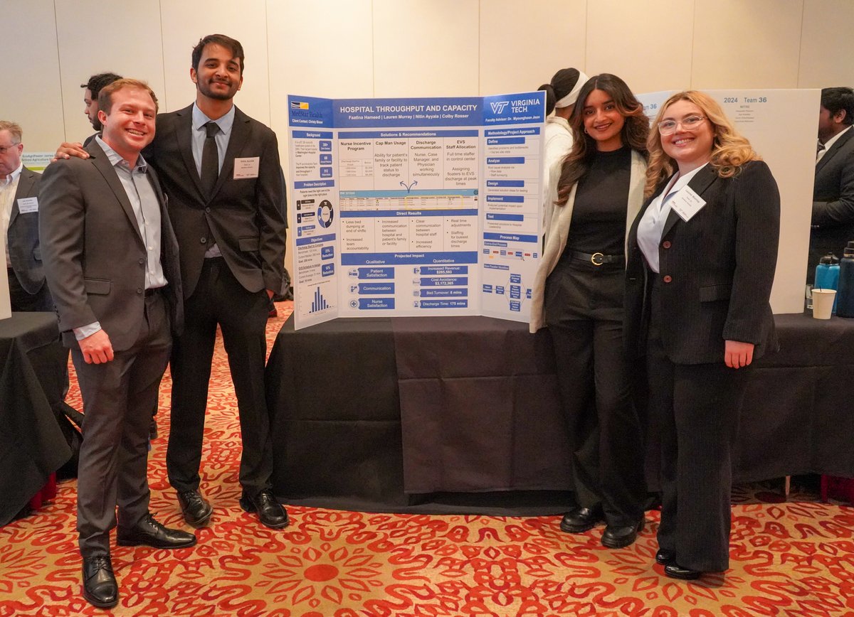 vt_ise's tweet photo. Another #VTISE Senior Symposium is in the books! 🙌 We'll be highlighting our individual and team award winners in the coming days, so stay tuned!

Want to see all the photos from Symposium? Check out the link in our bio! https://t.co/9vjyqlDbgn