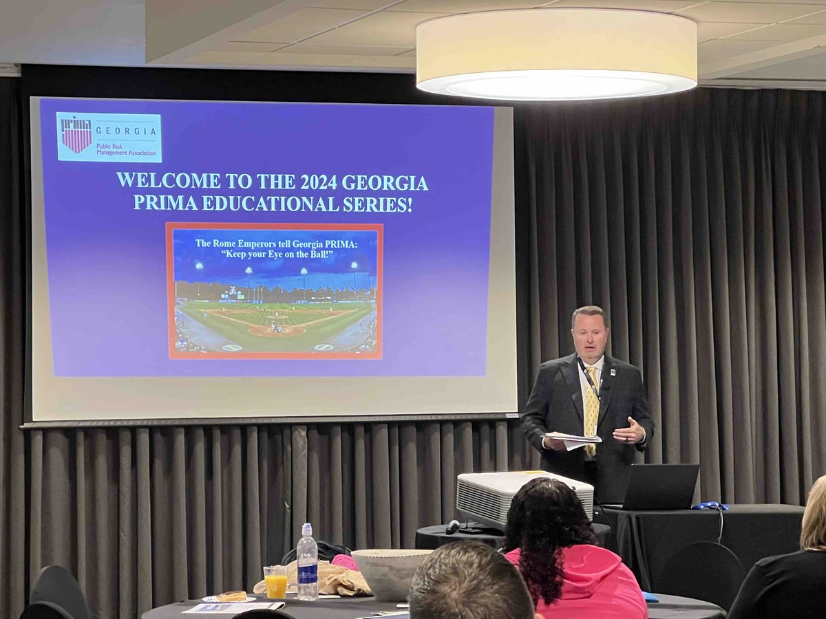 Commissioner Tanner atteded the Public Risk Management Association Conference to speak about the importance of mental and physical health for employees in the workplace environment! Thank you GA - PRIMA for giving us an opportunity to spread awareness on a few hot topics!