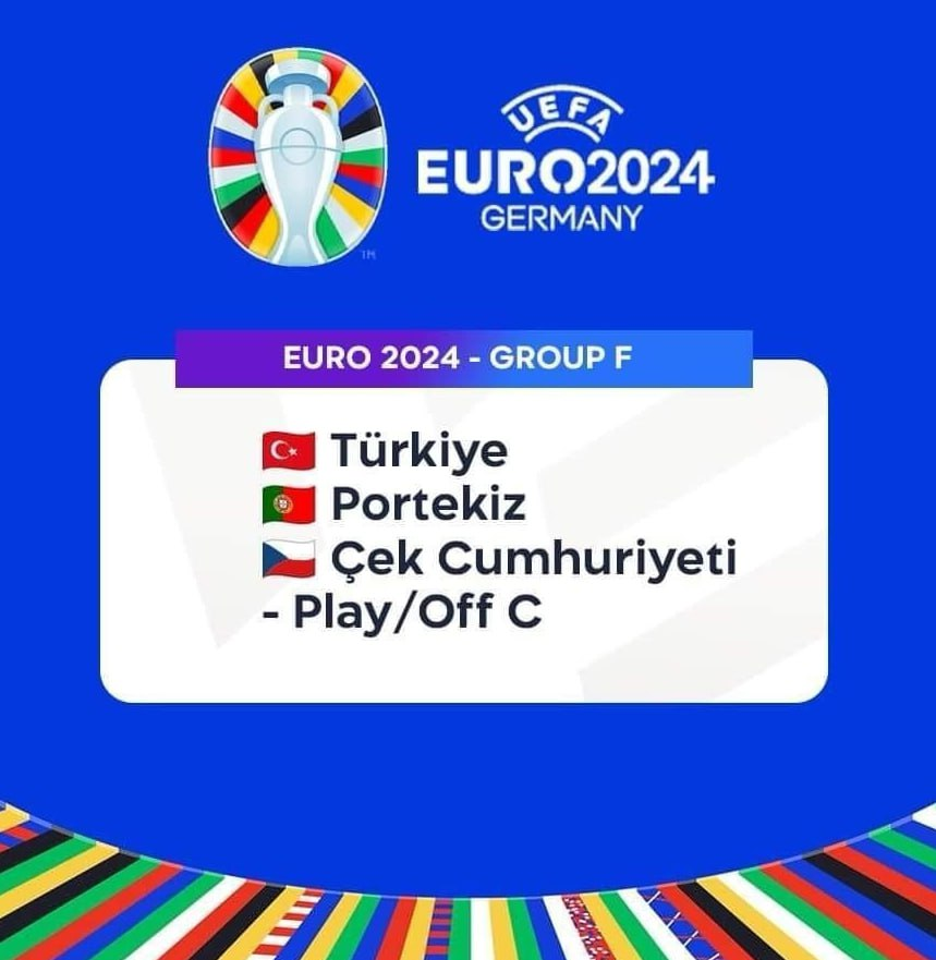 🇪🇺A Milli Takım, EURO 2024'te F Grubu'nda! İlk maç 18 Haziran'da Gürcistan ile. #GameofBet #TFF

🇹🇷 Türkiye'nin gruptan lider çıkma oranı 4.18. Portekiz ve Türkiye'nin ilk iki sırayı almasına 1.92 oran verildi. #futbol 

📲 gobgiris.com/gameofbetx