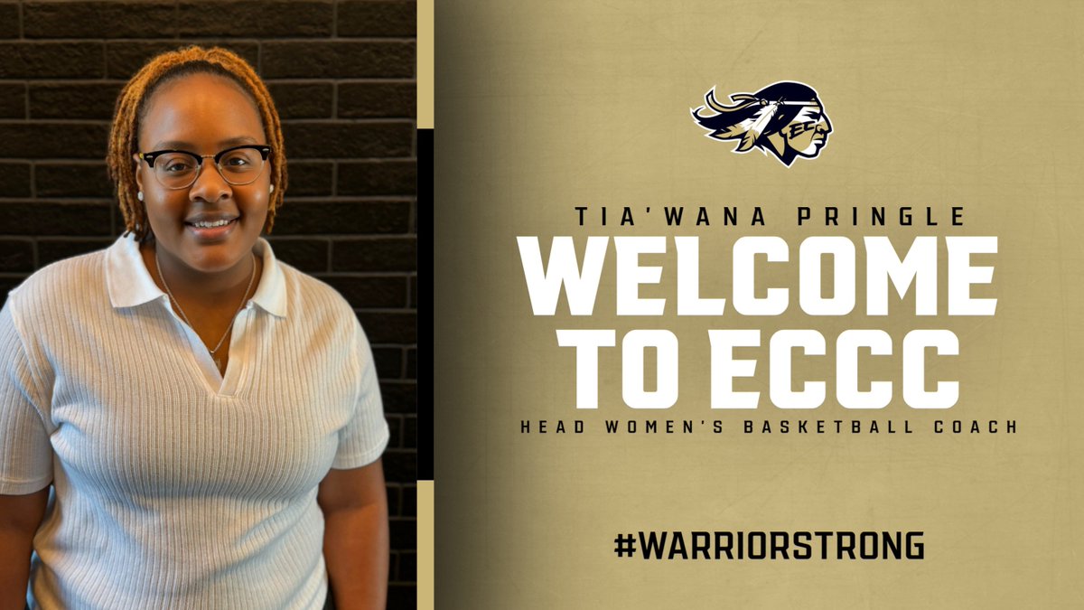 East Central Community College has found its next women's basketball coach in Tia'wana Pringle.   📰 : ecccathletics.com/sports/wbkb/20…