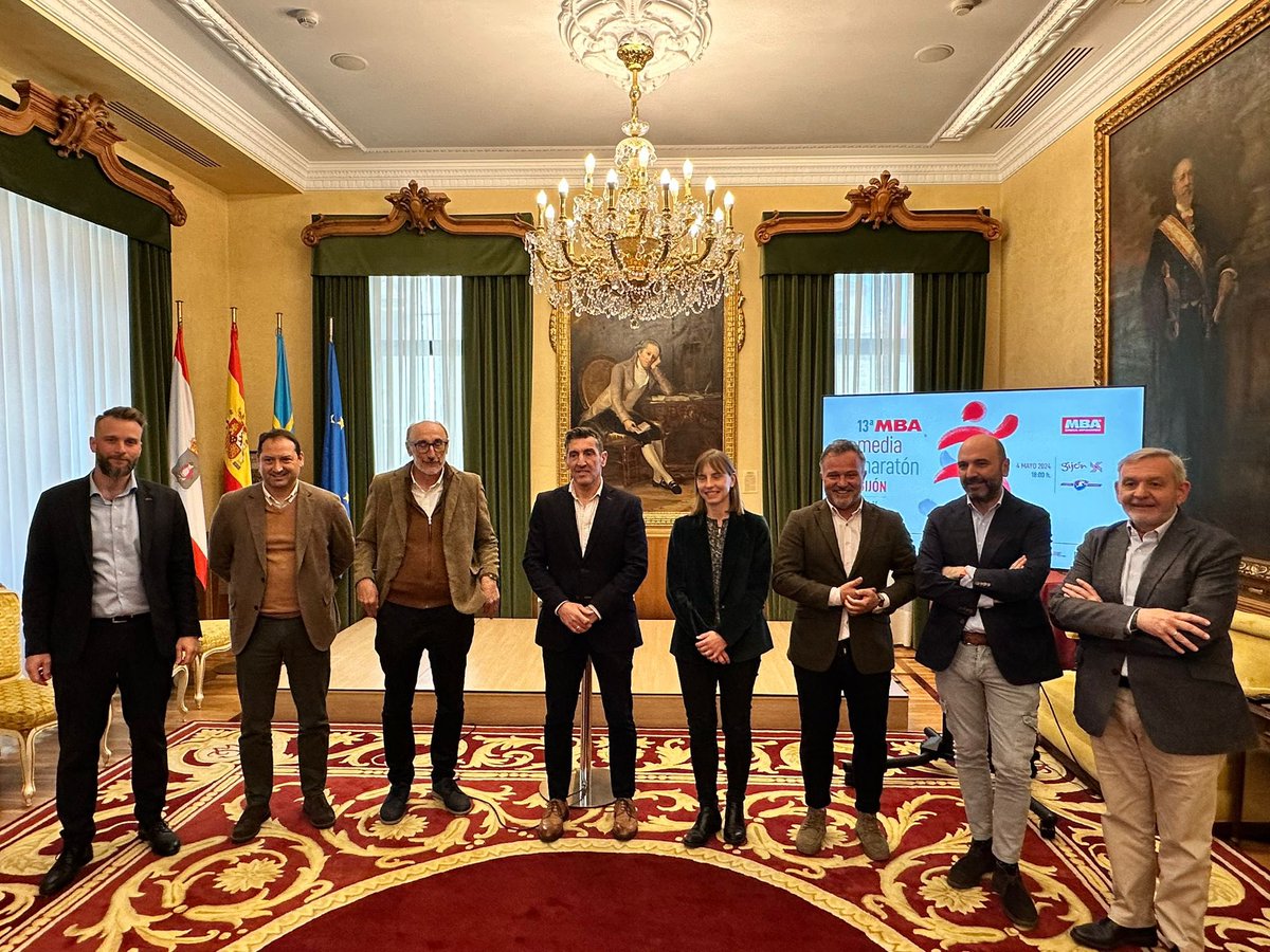 Esta mañana ha tenido lugar, en el salón de recepciones del Ayuntamiento, la presentación oficial de esta nueva edición de la MBA Media Maratón de Gijón donde hemos contado con la presencia de autoridades, entidades colaboradoras y medios de comunicación #MBAMMGijón