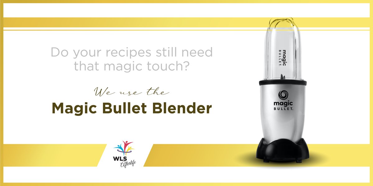 Great for shakes, purees, and low calorie sauces.🎉The Magic Bullet is a great bariatric tool ✨ amzn.to/3B62QJC #ad #gastricsleeve #gastricbypass #weightlossjourney #wlsafterlife