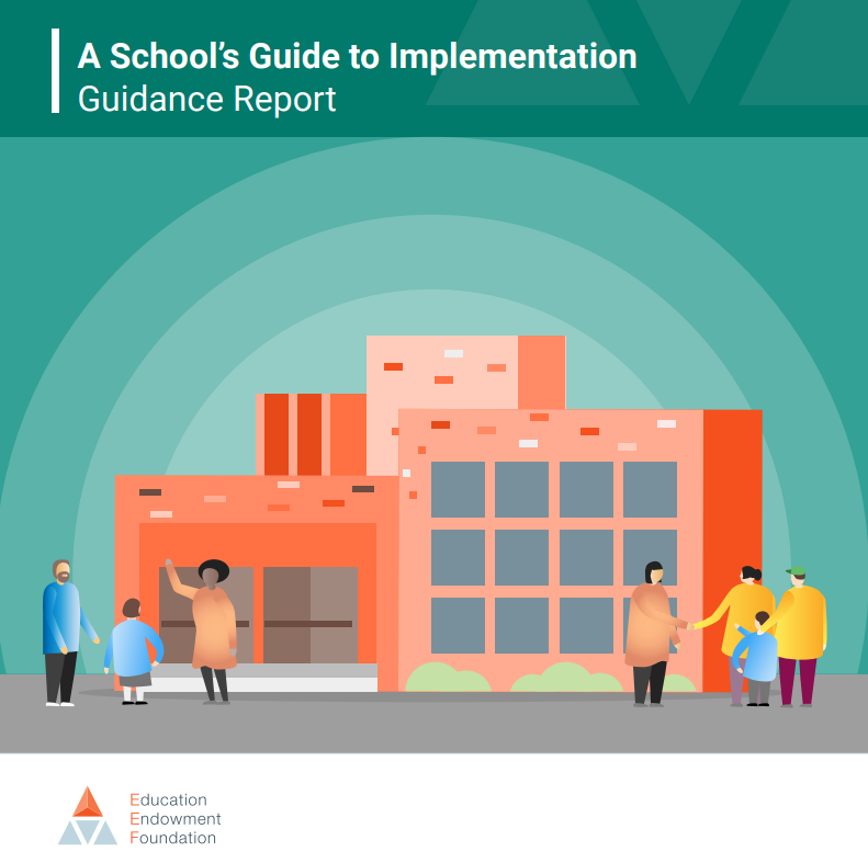 Released Today! The new edition of 'A School’s Guide to Implementation' guidance report! Available to download here: educationendowmentfoundation.org.uk/education-evid…