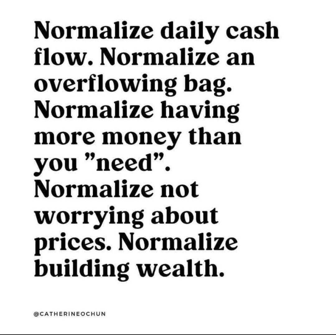 Normalize building wealth. #BOSSMindset