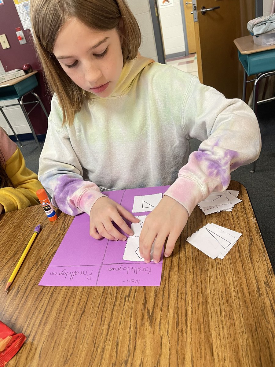 GHamilton1111's tweet photo. Working on sorting shapes by attribute. The kids came up with so many smart ways to categorize and classify the shapes.
#5thgrade #perryharrison #onechatham #mathteacher #learningisawesome #handsonlearning https://t.co/eFUyxPrOCj