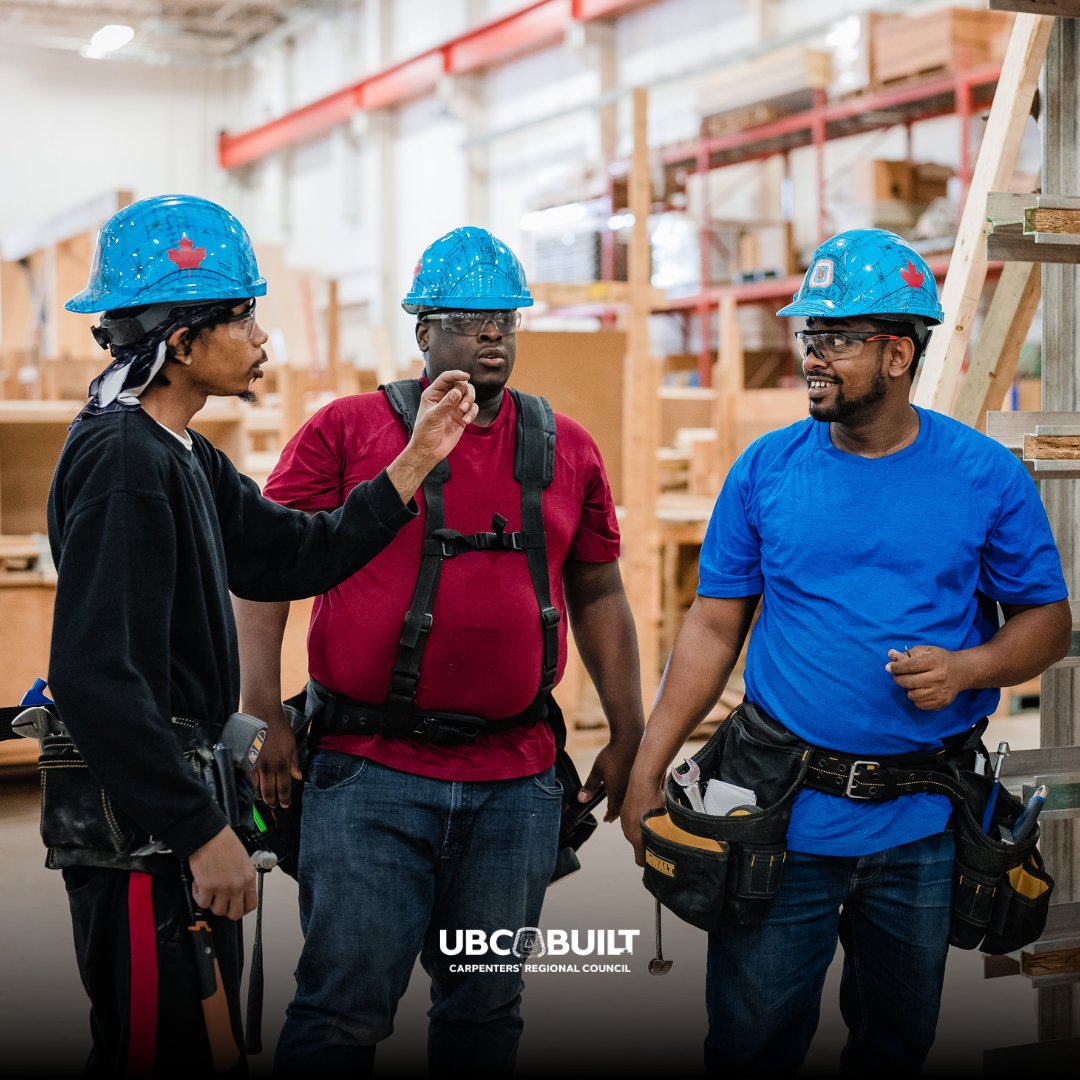 Coming together is a beginning. Keeping together is progress. Working together is success. 💪👷‍♂️👷‍♀️ #CRC #UBCBuilt #Union #Members #Trades #SkilledTrades #Apprentices #Build #Construction #Learning #Training #Teamwork