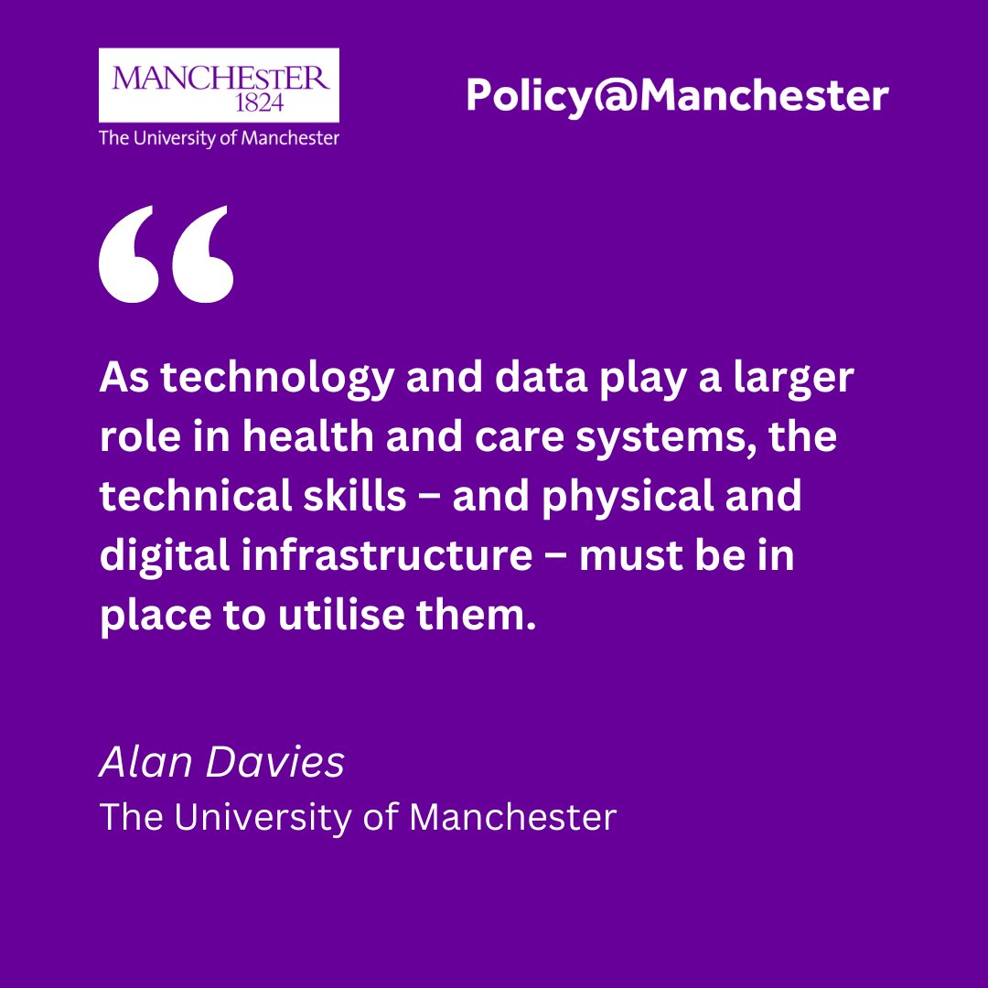 🩺There is growing interest in the potential of digital transformation to aid the UK’s health and social care system 👩‍⚕️Dr Alan Davies outlines a new framework to identify the skills and training needed by health and care workers 🔗Read the article: ow.ly/Jks050Rmfam