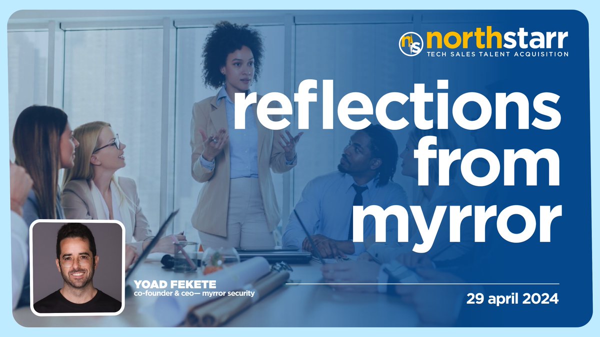 Explore insights from Yoad Fekete, CEO at Myrror Security, on navigating the volatile tech market.

Learn about venture firm strategies and fueling growth in emerging technologies. Read more: thenorthstarr.com/articles/refle…

#HiringStratergies #TechSalesRecruitment
#TechSalescraft