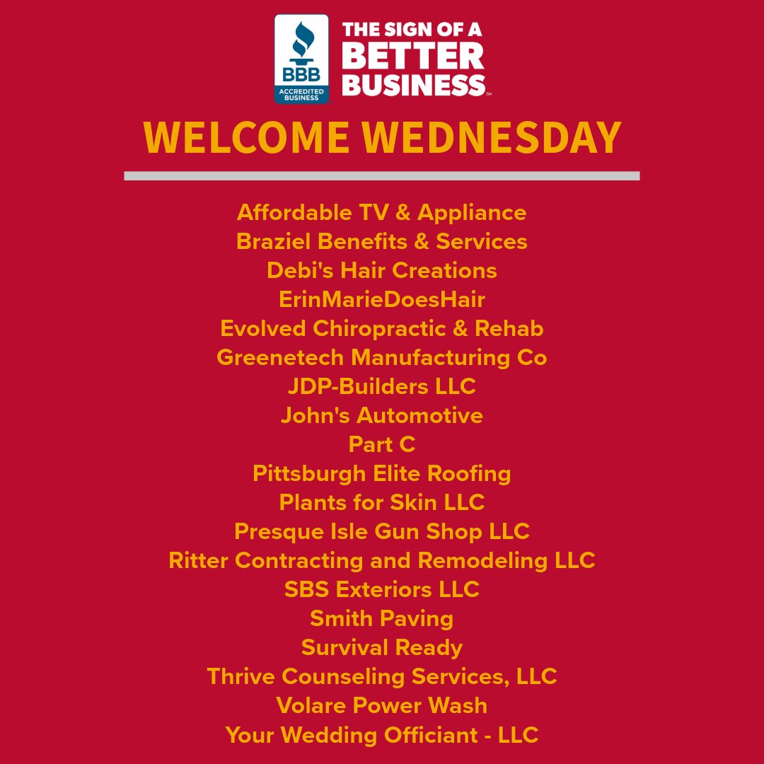 Congratulations to our new #BBB Accredited Businesses! 🎉👏 BBB Accreditation showcases your commitment to outstanding business practices and we're proud to welcome you into our community of trustworthy businesses @plantsforskin! #WelcomeWednesday #StartWithTrust