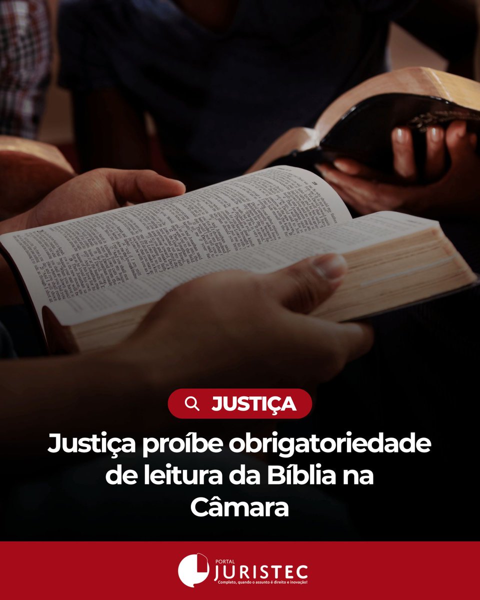 juristecadv's tweet image. JUSTIÇA PROÍBE OBRIGATORIEDADE DE LEITURA DA BÍBLIA —

Para ler na íntegra, acesse x.gd/75YNz

FONTE: CNN Brasil | FOTO: Getty Images

#portaljuristec #Justiça #proibição #Bíblia #Câmara