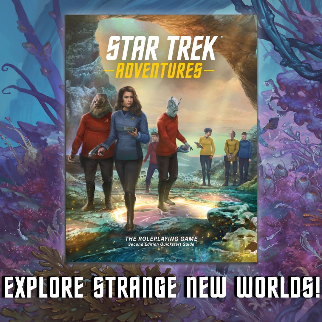 The ✨FREE QuickStart✨for Star Trek Adventures has landed! Boldly go on new adventures in any Era with any Fleet! 

buff.ly/4b9OqdO
#startrek #tttpg #startrekadventures