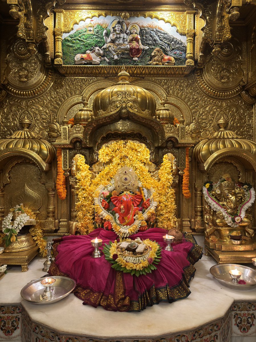 SVTMumbai's tweet photo. 🙏 गणपती  बाप्पा मोरया 🌺मंगलमूर्ती मोरया 🙏२४/०४/२०२४
🙏Ganapati Bappa Moraya 🌺 Mangalmurti Moraya  🙏24/04/2024 https://t.co/vLbasSLCyz