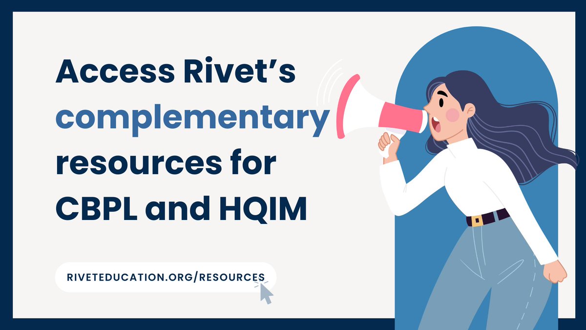 Did you know? Our website has a library dedicated to complementary resources focused on Curriculum-Based Professional Learning (CBPL) and High-Quality Instructional Materials (HQIM). riveteducation.org/resources