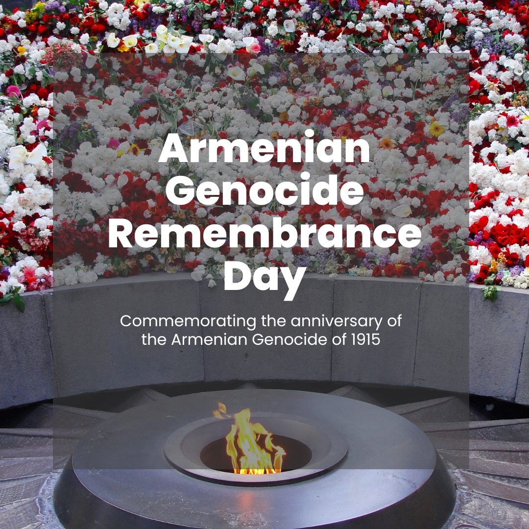 Today, on Armenian Genocide Remembrance Day and throughout April, Los Angeles Unified commemorates the anniversary of the Armenian Genocide of 1915. We honor the memory of the victims and strive for a future of peace and justice for all. #ArmenianGenocide