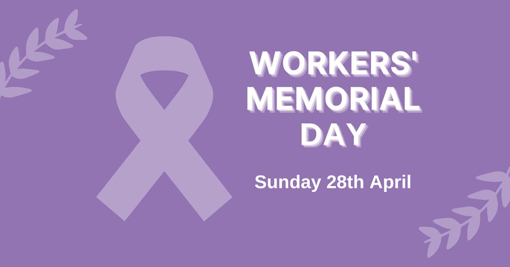 1/2: We just wanted to remind you that the trade unions in Hartlepool are inviting the local community to the annual Workers’ Memorial Day Remembrance Service and Wreath-Laying Ceremony this Sunday ...