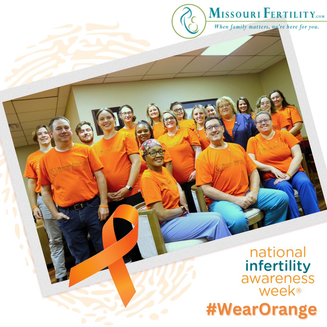 #WearOrange #NIAW #NIAW2024 - it's National Infertility Week and we're wearing our orange!  Who's with us wearing orange today?