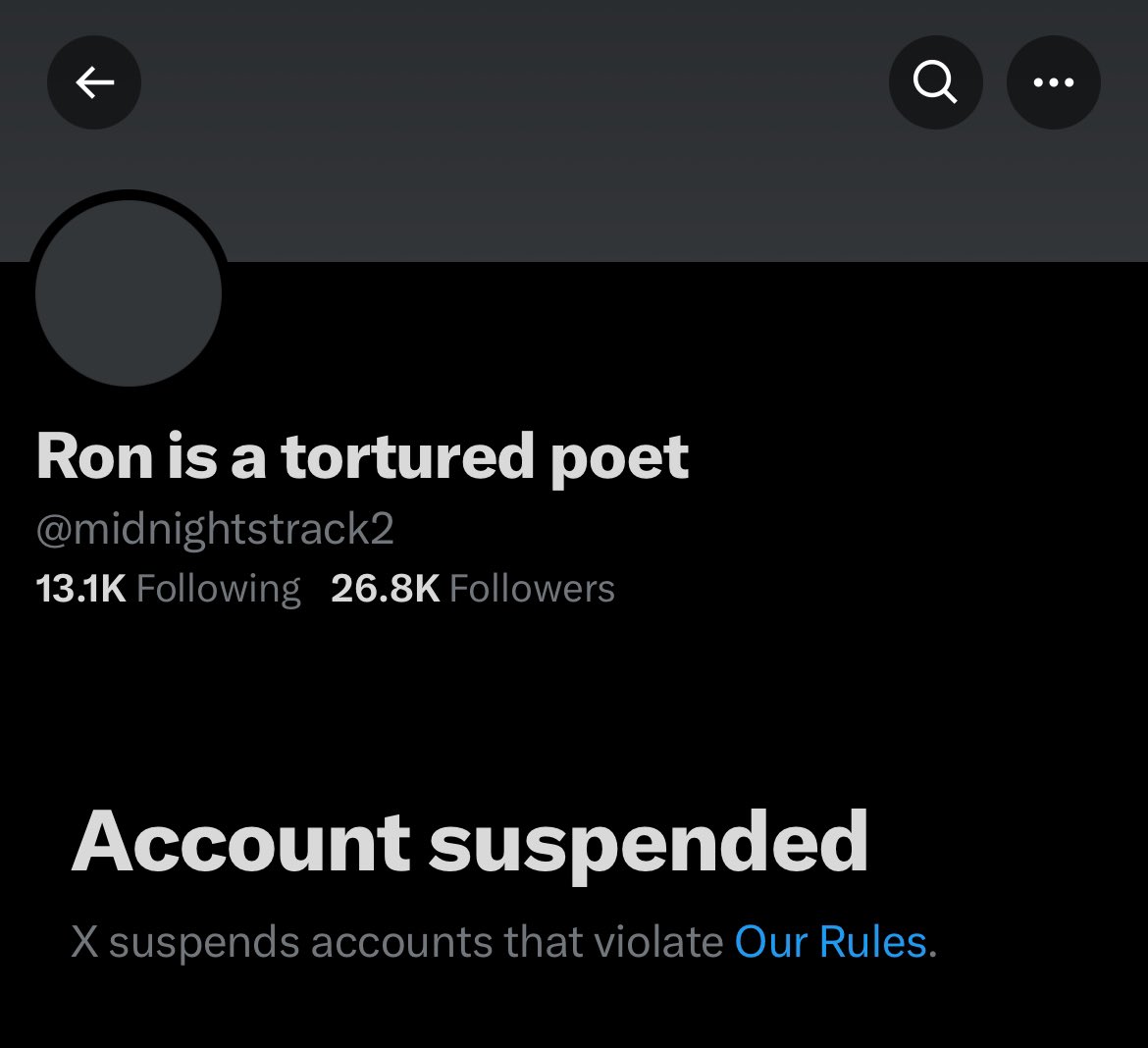 hey! it's ron aka @/midnightstrack2 🤍twitter got me, so this is my new account. please follow me and retweet this so i can reach my old moots 😞