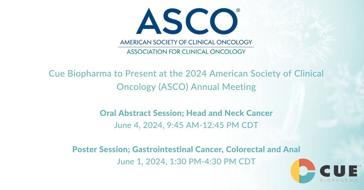 We are pleased to be presenting an oral abstract and poster at the @ASCO annual meeting on the Phase 1 trials evaluating our lead IL-2 based drug product candidates for #HeadandNeck cancer & Wilms’ Tumor 1 positive cancers. Learn more: brnw.ch/21wJ8fv #ASCO24 #ASCO2024